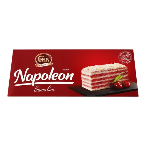 Торт вишневий Napoleon БКК картонна упаковка 700г