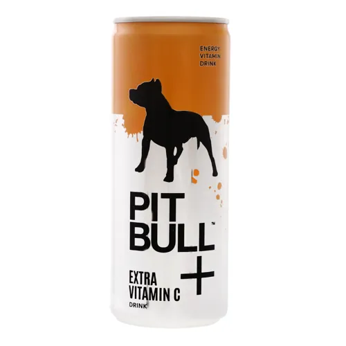 Напій енергетичний безалкогольний сильногазований Extra Vitamin C Pit Bull з/б 250мл