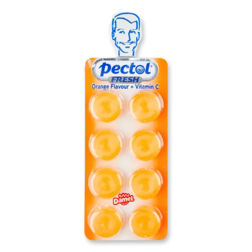 Цукерки Апельсинові З Вітаміном C Pectol, п/у 19.2г