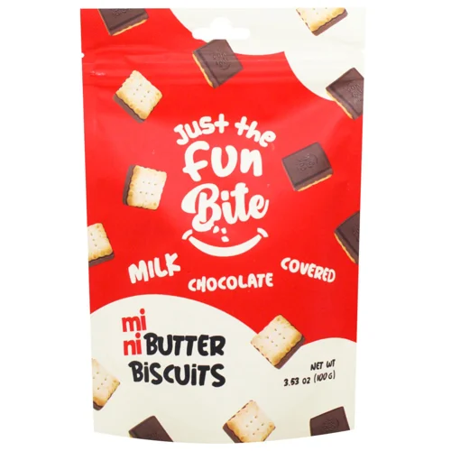 Печиво Just The Fun Part вкрите молочним шоколадом 100г