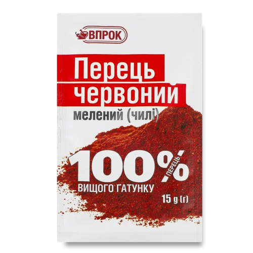 Перець Червоний Мелений Вищого Ґатунку, м/у 15г