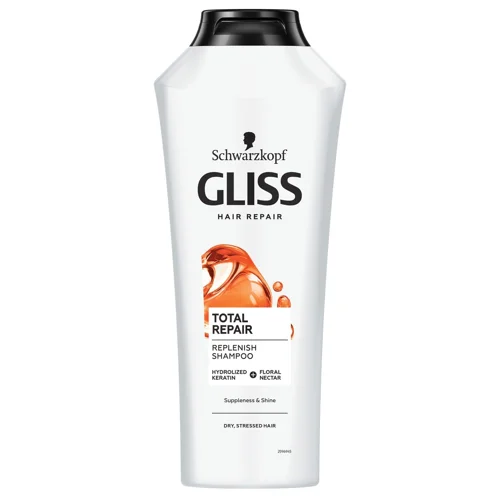 Шампунь Gliss Total Repair для сухого та пошкодженого волосся 400мл