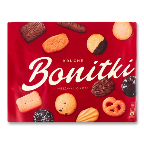 Печиво Асорті З Темним Та Молочним Шоколадом Bonitki, В/ґ, 420г