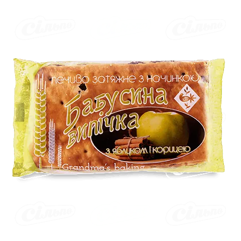 Печиво Zhytomir «Бабусина випічка» з яблуком та корицею, 68г