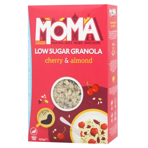 Гранола Moma з вишнею та мигдалем 425г