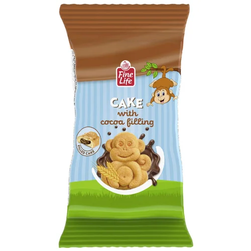 Тістечко Fine Life Мавпочка з какао начинкою 30г