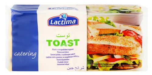 Сир плавлений 36.2% Toast Lactima м/у 30x20г