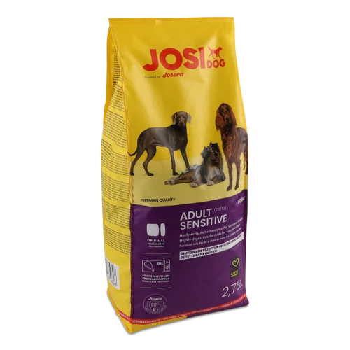 Корм Сухий Повнораціонний Для Дорослих Собак Sensitive JosiDog, м/у 2.7кг