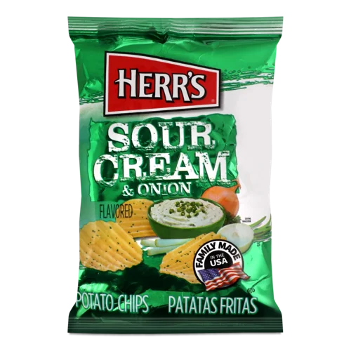 Чипси Картопляні В/ґ Зі Смаком Сметани І Цибулі, 150г