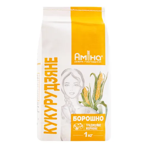 Борошно кукурудзяне жорнове Аміна м/у 1кг