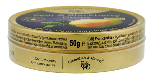 Льодяники Cavendish Грушеві З Ож, 50г