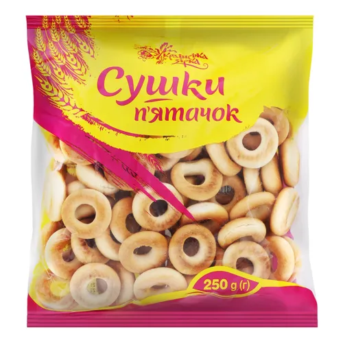 Сушки П'ятачок Українська Зірка м/у 250г