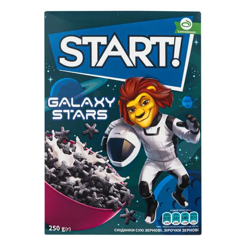 Сніданки сухі зернові «Зірочки Start!» 250г