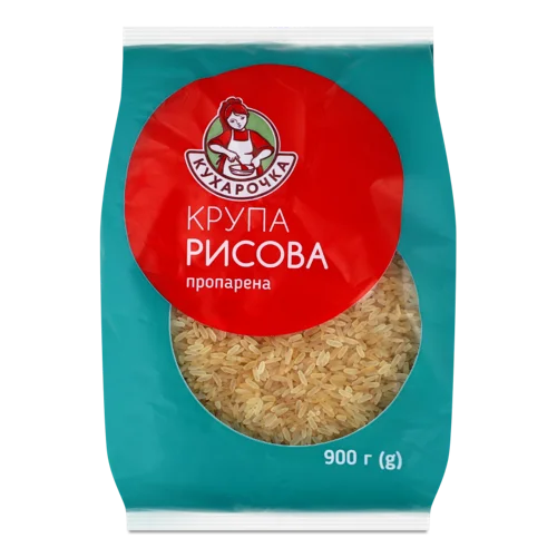 Рис Парбоїлд, Вищого Ґатунку, Картонна Упаковка, 900 Г