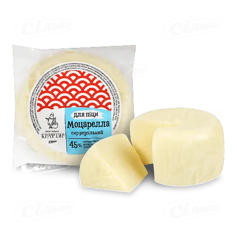 Сир «Крафтяр» «Моцарелла» для піци, 1 кг