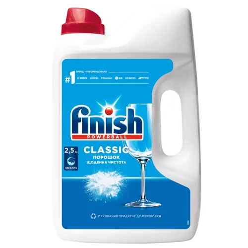 Порошок для посудомийних машин Finish 2,5кг