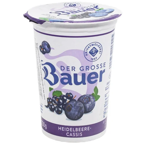 Йогурт Bauer Red Смородина 3,5% 250г
