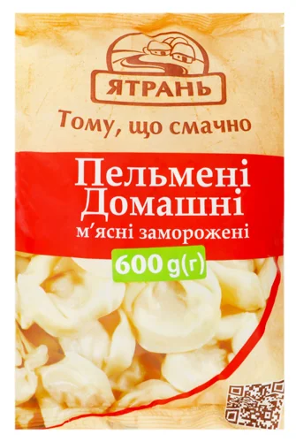 Пельмені Ятрань Домашні Вищого Ґатунку, 600г