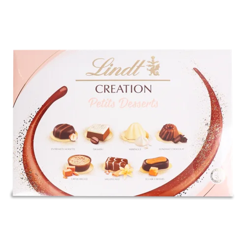 Цукерки Вищого Ґатунку Lindt Creation Boite Petits Desserts, 200г