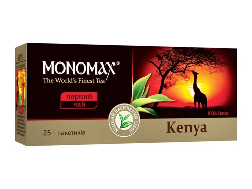 Чай чорний пакетований Мономах Kenya Tea 25 х 2г