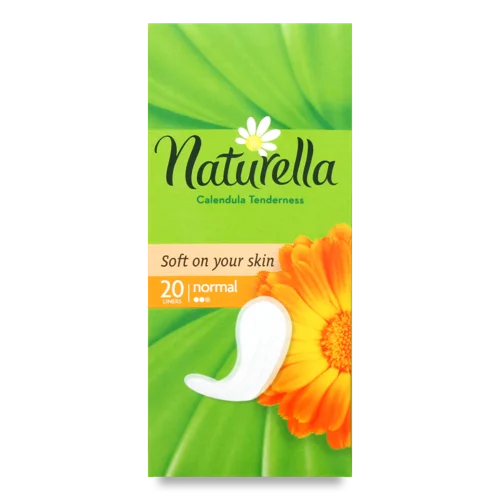 Гігієнічні Прокладки Щоденні Calendula Tenderness Normal Naturella, 20шт