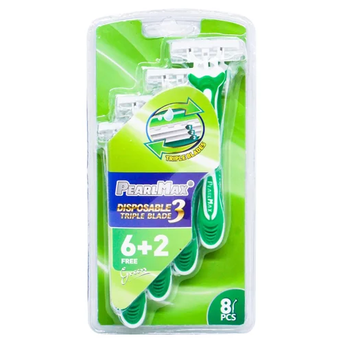 Бритва PearlMax Triple Blade одноразова 8шт