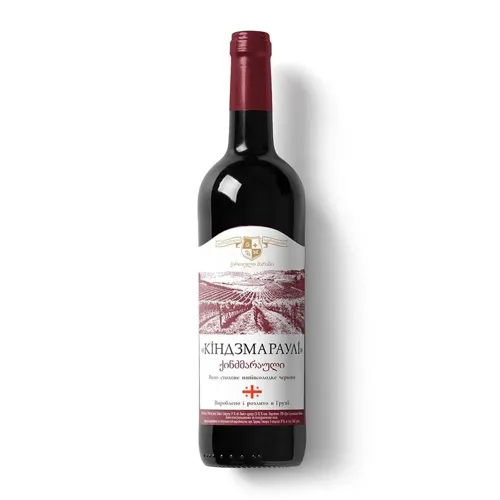 Вино Кіндзмараулі столове червоне напівсолодке 11-13% об скляна пляшка Грузія 0,75л