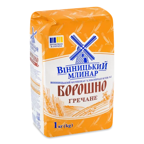 Гречане Борошно Вінницький Млинар, в/ґ, 1 кг