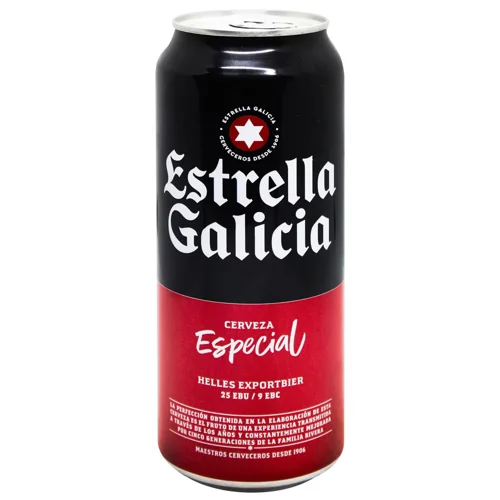 ESTRELLA GALICIA ПИВО ESPECIAL 0.5Л Ж/Б