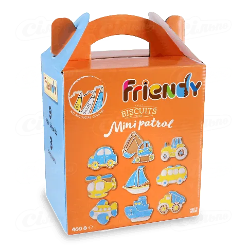 Печиво Friendy Міні патруль цукрове, 400г