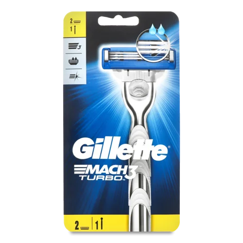 Верстат для гоління Turbo Mach3 Gillette, 1г