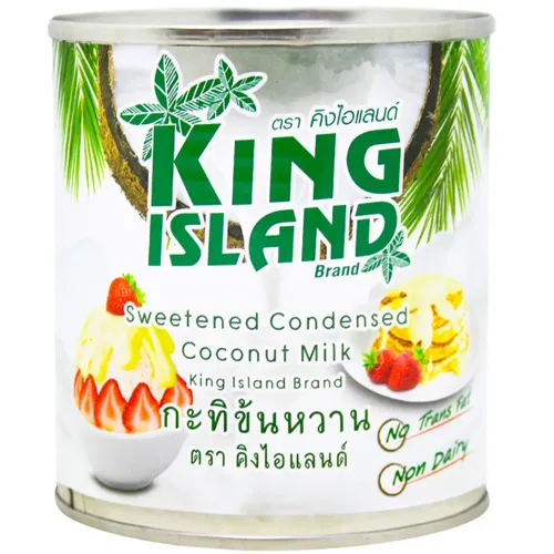 Молоко згущене King Island кокосове 380г