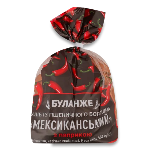 Хліб Напівсухий В Нарізці З Паприкою Мексиканський, 0.4кг