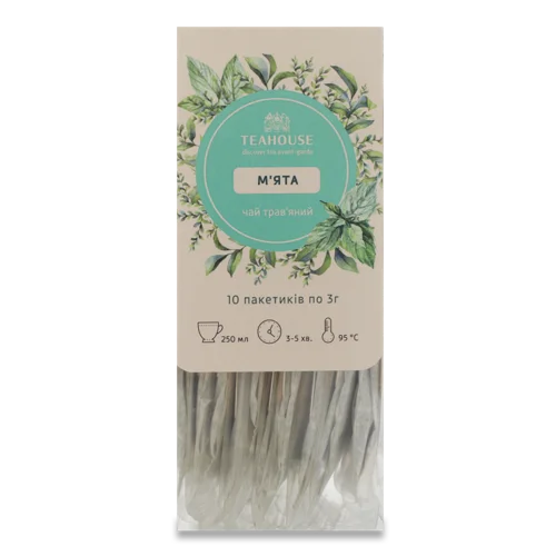 Чай Трав'яний М'ята, в/ґ, п/у 10х3г