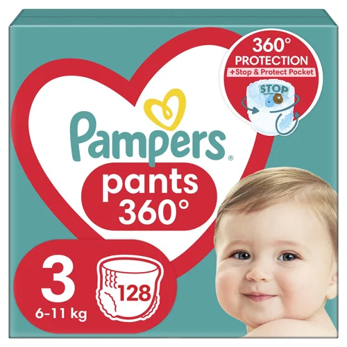 Підгузки-трусики Pampers Midi 3 6-11кг 128шт