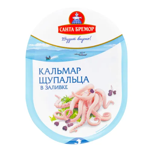 Щупальця кальмара в заливці Санта Бремор лоток 180г