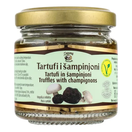 Соус з печериць з чорним трюфелем Tartufata Zigante Tartufi c/б 80г