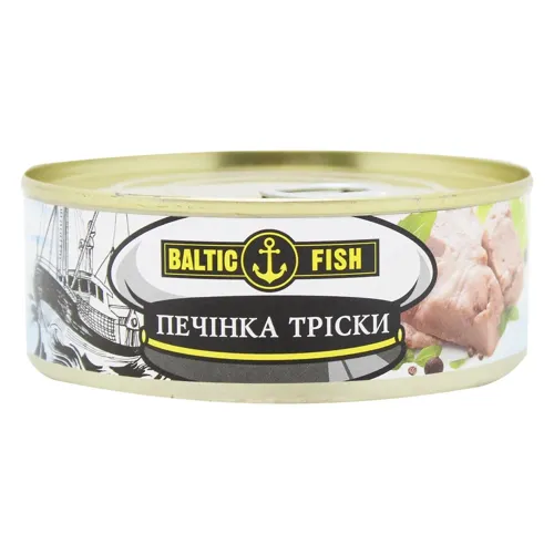 Печінка тріски BALTIC FISH в залізній банці
