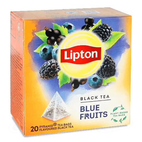 Чай Lipton Blue Fruit Tea 20 пірамідок, 20*1,8г