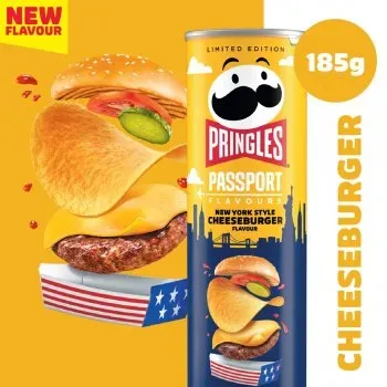 Чіпси Pringles Passport New York Style Cheeseburger 185г