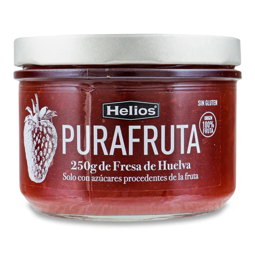 Джем фруктовий Helios полуничний без додавання цукру,250г