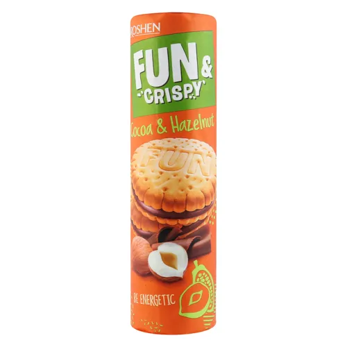 Крекер Cocoa&Hazelnut Fun&Crispy Roshen м/у 135г