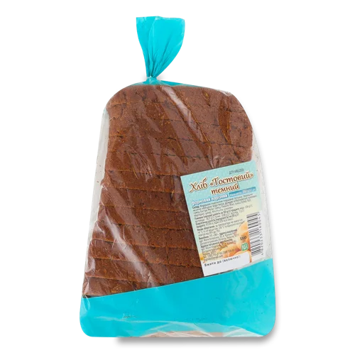 Хліб Тостовий Темний Формовий, ПП ЗВГ, 350г