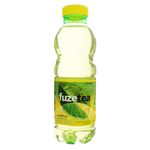 Напій безалкогольний негазований Зелений чай зі смаком лимона і лайма Fuzetea 500мл