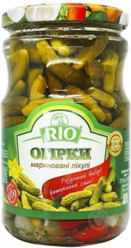 Огірки Rio пікулі мариновані 700г