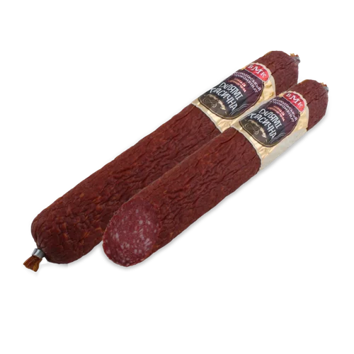 Ковбаса Салямі Класична Безлюдівський М'ясокомбінат Сирокопчена, кг