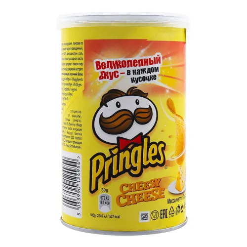 Чіпси картопляні Сир Pringles тубус 70г