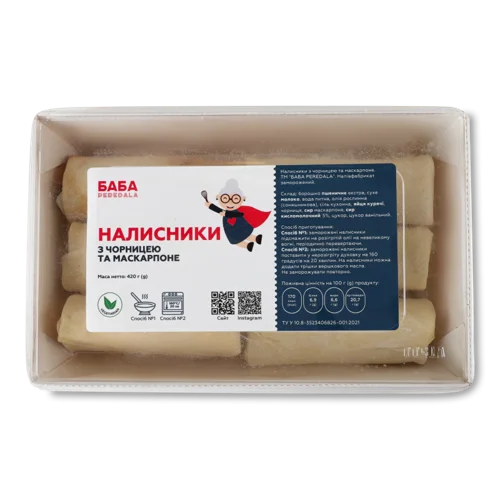 Налисники Заморожені З Чорницею Та Маскарпоне, н/к, к/у 420г