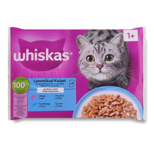 Корм для котів Whiskas тунець та лосось в желе