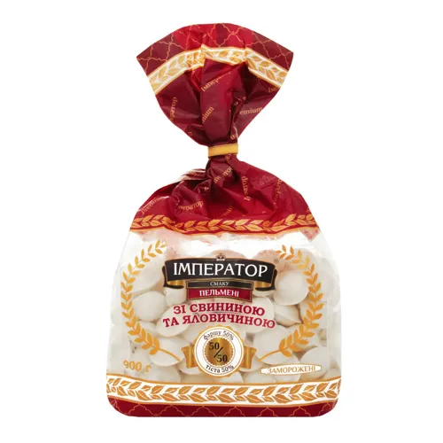 Пельмені зі свининою та яловичиною Імператор смаку 900г